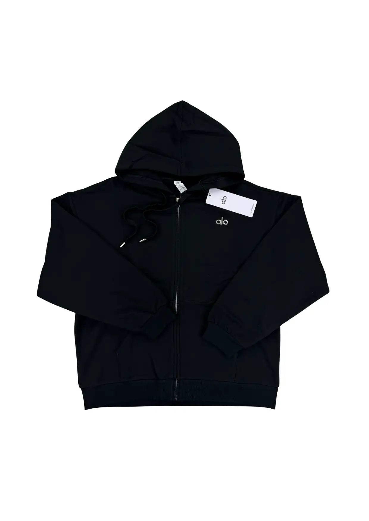 Alo yoga Men’s Black Full Zip Hoodie