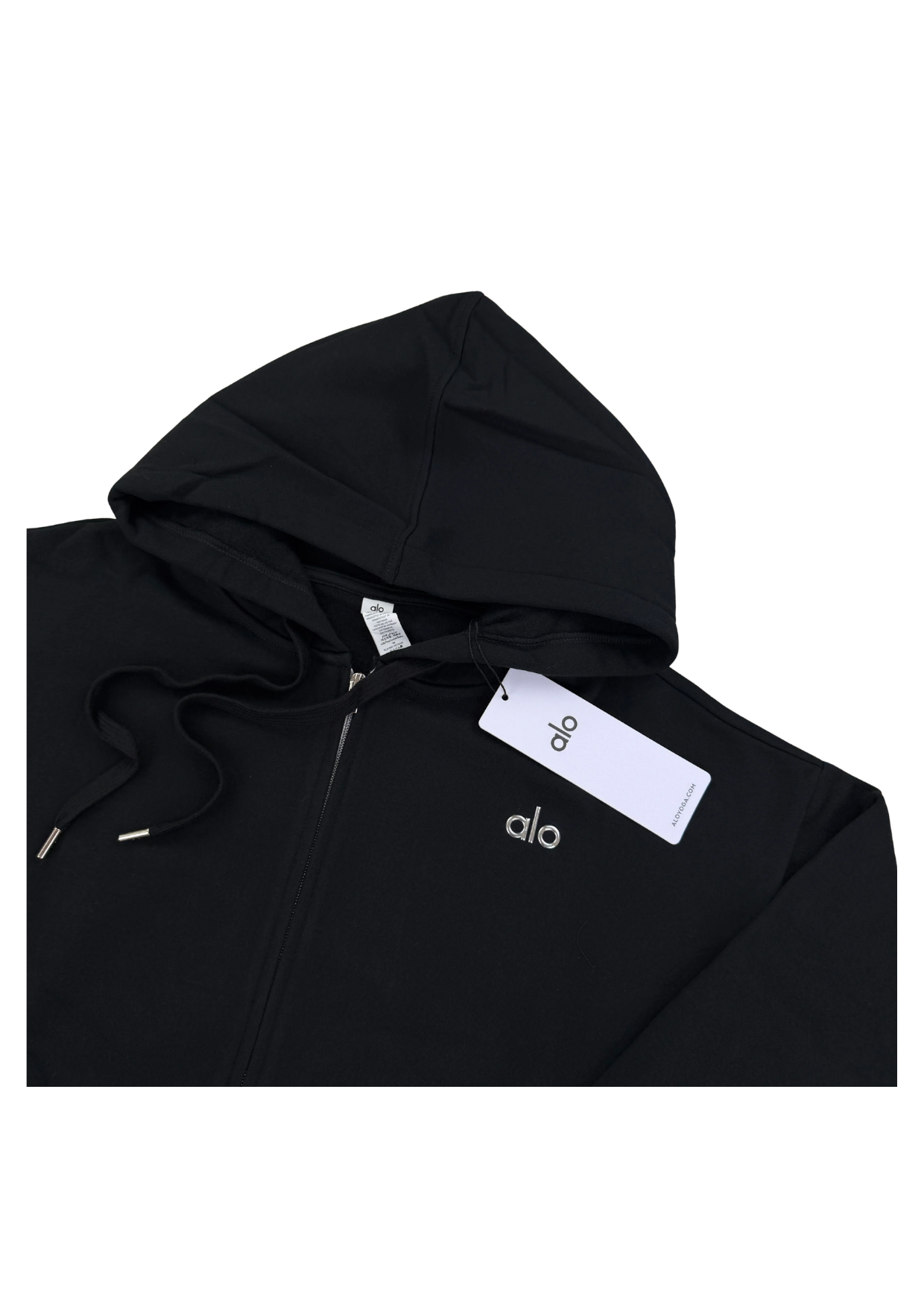 Alo yoga Men’s Black Full Zip Hoodie