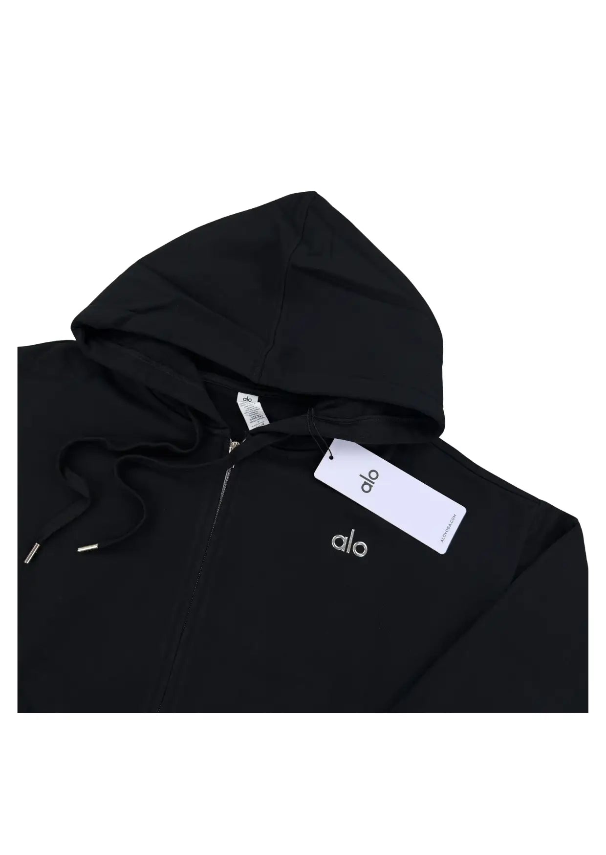 Alo yoga Men’s Black Full Zip Hoodie