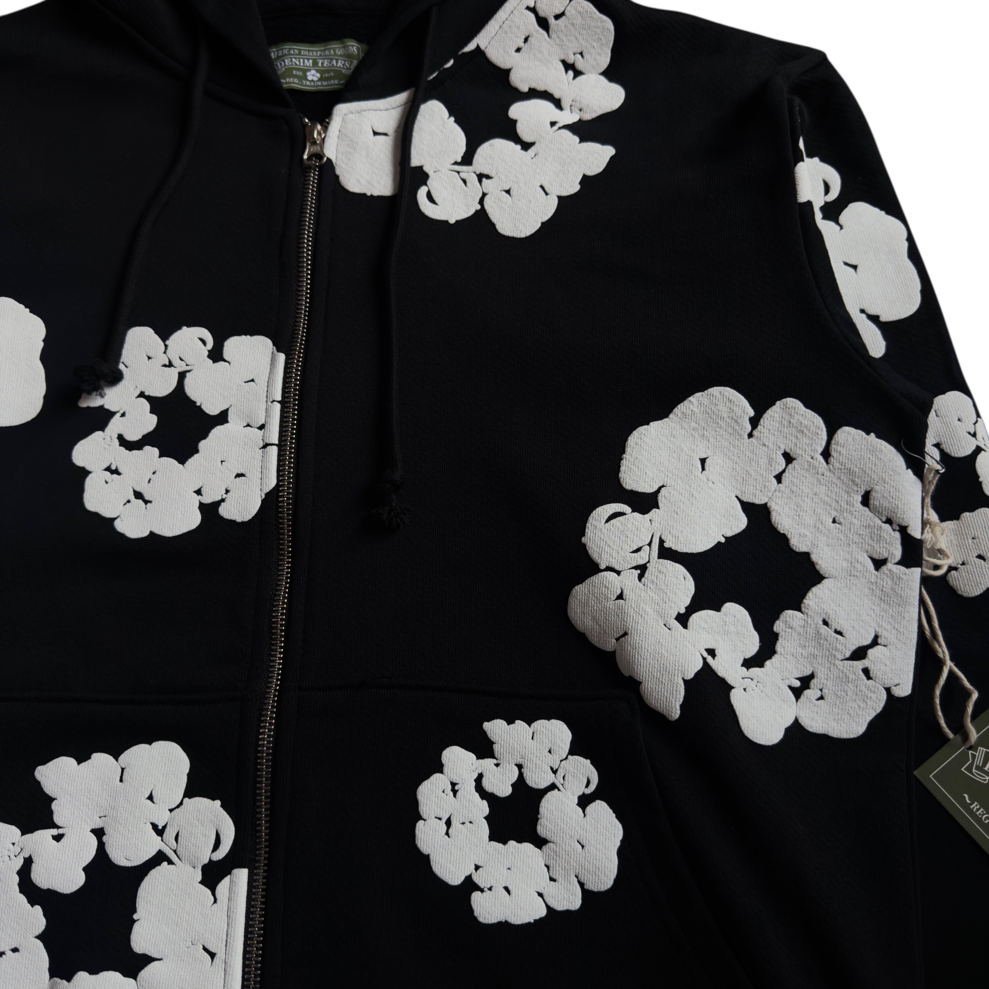 The Cotton Wreath Zip BLACK / NEGRO